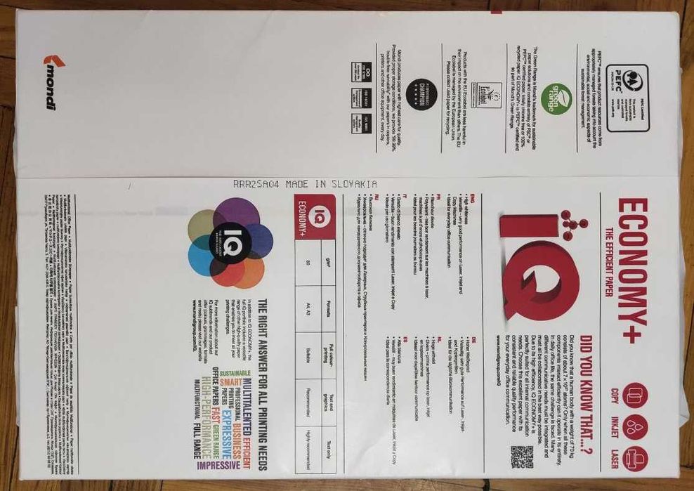 Продам бумагу А3 IQ Economy