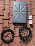 Antena zewnętrzna GSM do Internetu DUAL PANEL 3G 4G 5G LTE 96 dBi