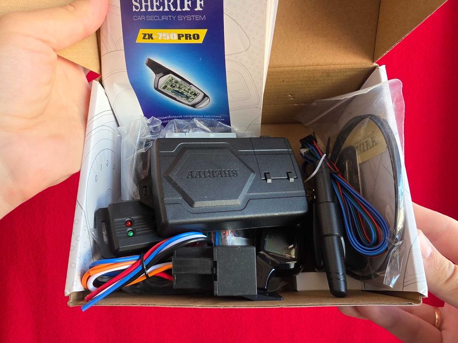 Двухсторонняя сигнализация на авто Sheriff ZX-750 Pro автосигнализация