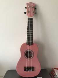 Ukulele de cor rosa NOVO