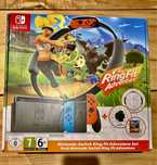 Nintendo swisch + ring + gry + karta pamieci