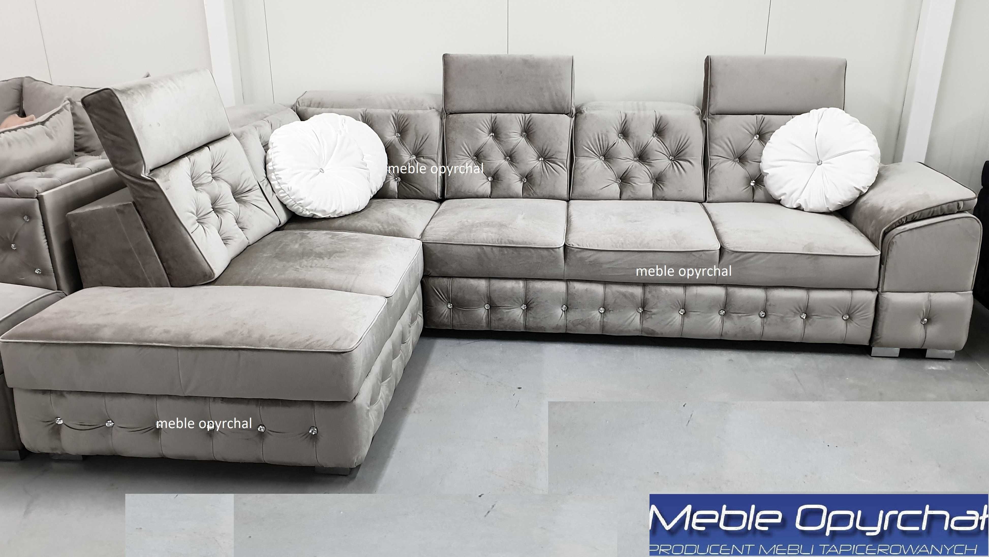PRODUCENT!!  narożnik glamour kryształki zagłowki NR.404