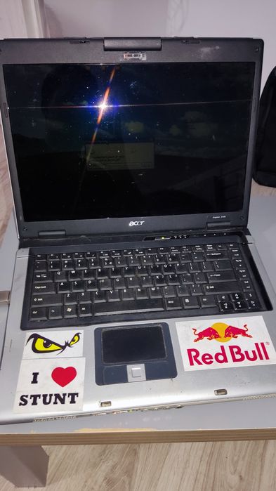 Laptop Acer Aspire 3100 + ładowarka, dodatki, sprawny ale patrz opis