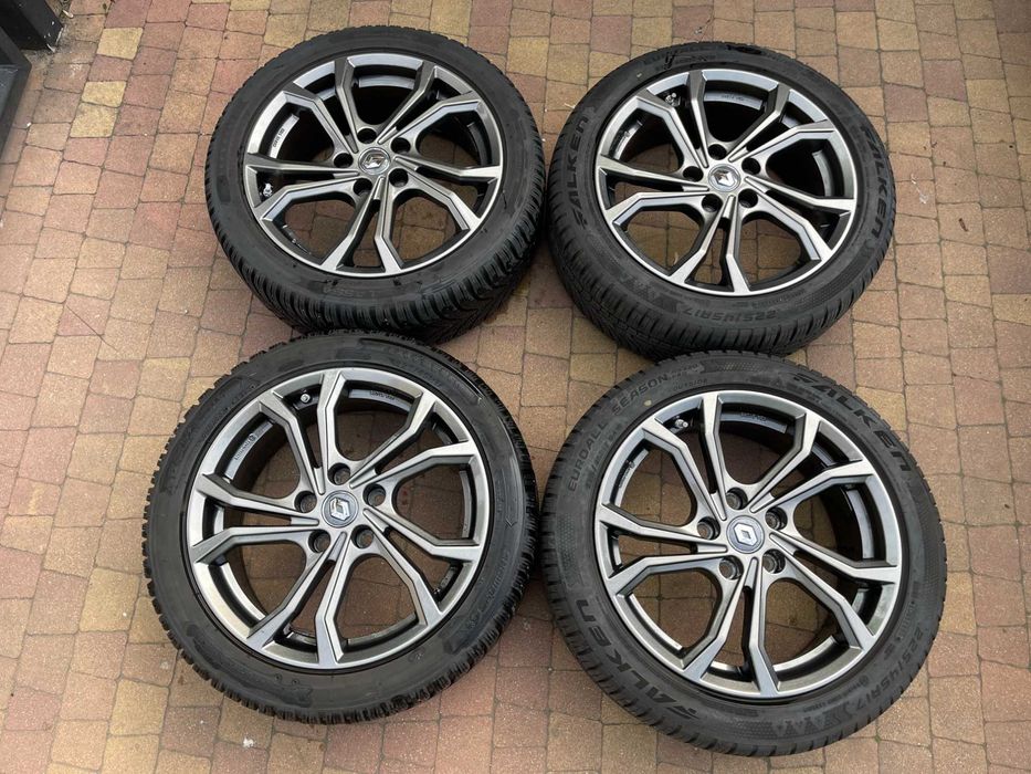 3828. Koła zimowe Renault Kaptur Kadjar 5x114.3 215/60/17 7/8.5mm