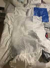 Falbana pod materac na łóżeczko 60x120 ikea