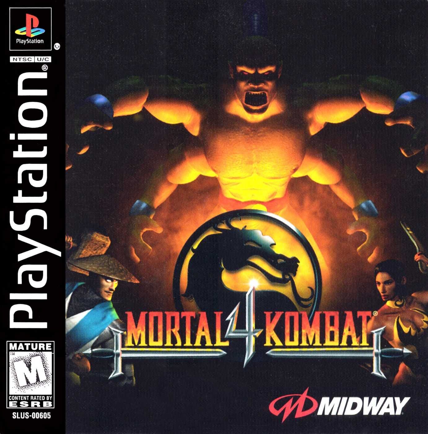 Mortal Kombat 4 PSX NTSC U/C ANGIELSKA Stan kolekcjonerski