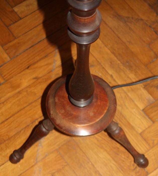 Lampa kolorowy abażur h=158 cm