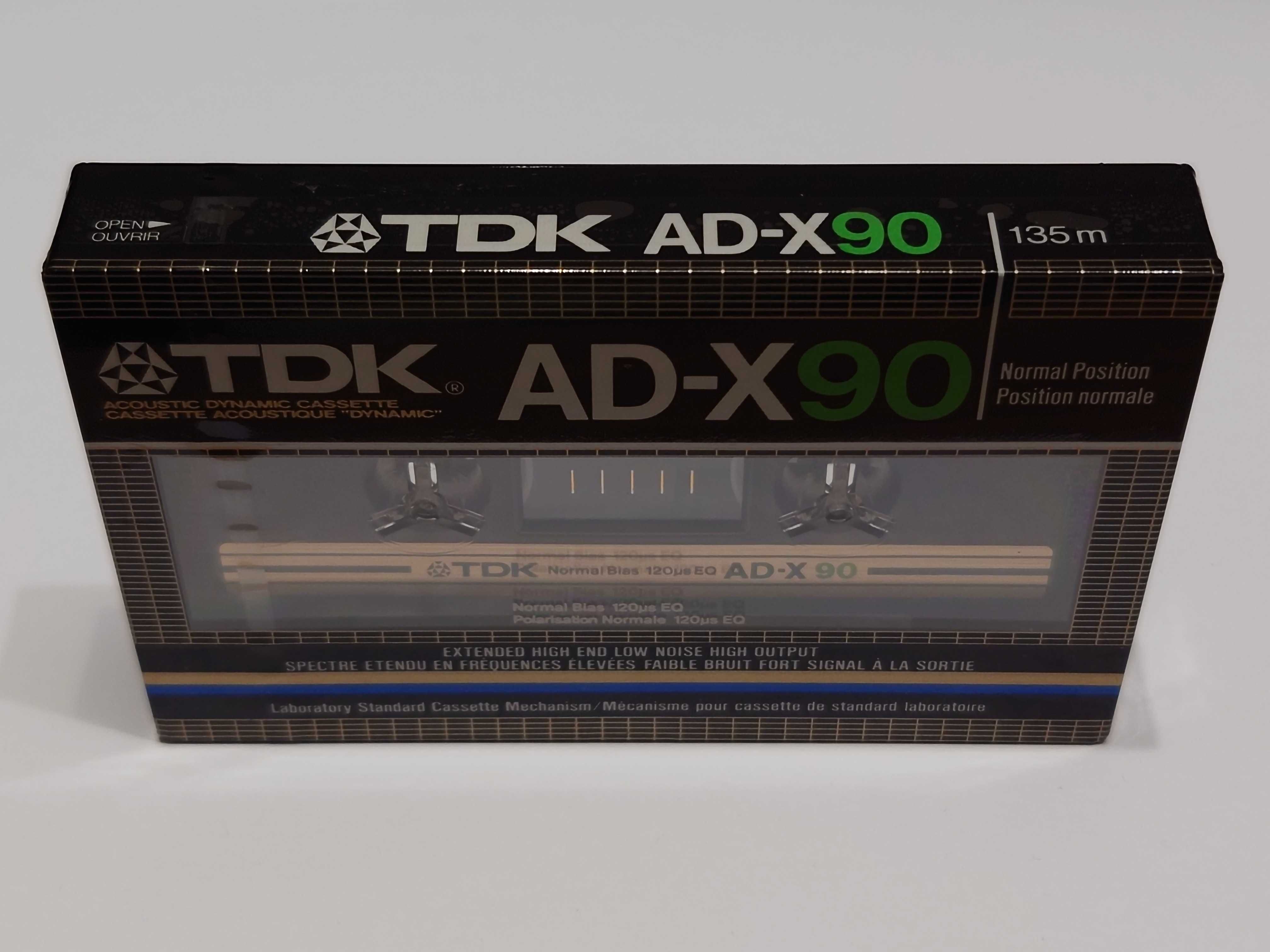 TDK AD-X 90 model na lata 1982/1984 rynek Amerykański