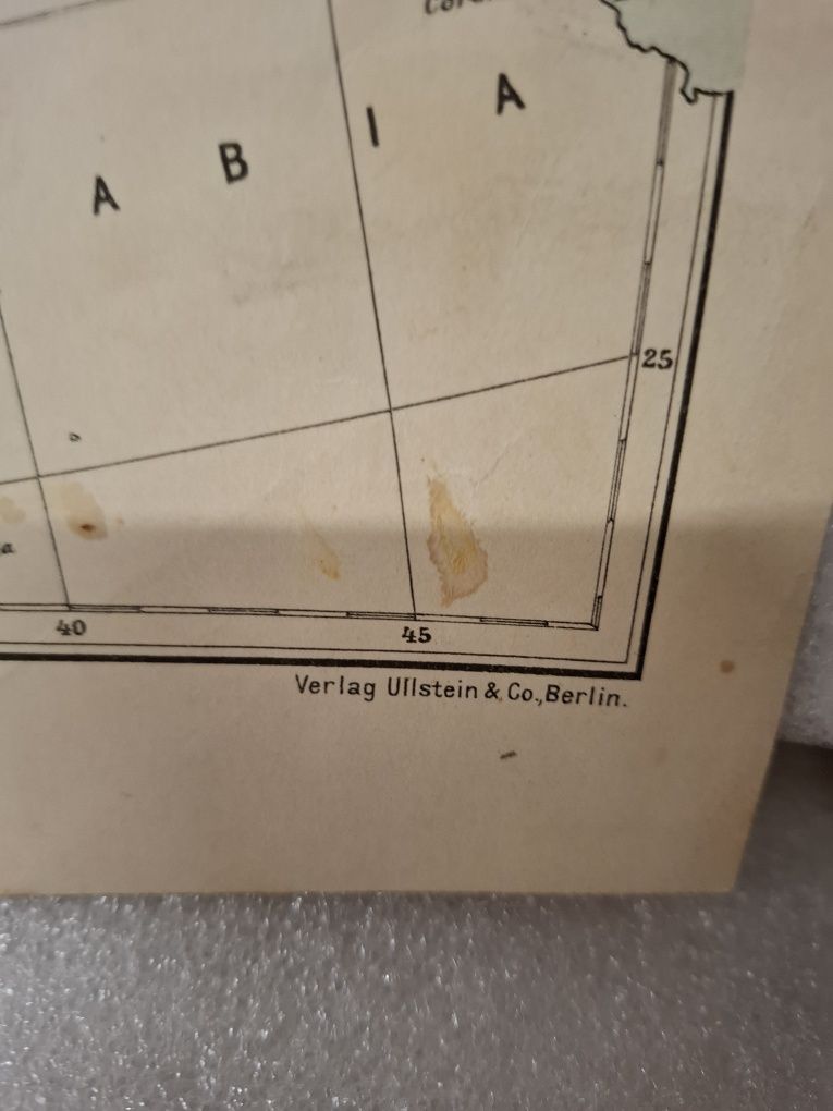 Mapa Cesarstwa Rzymskiego wydana Berlin przed ll wś