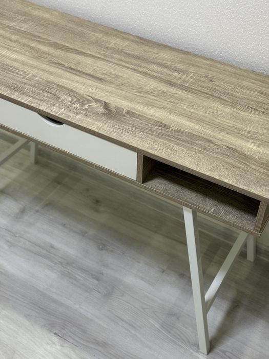 Стіл письмовий юск 48x120 дуб/білий