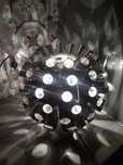 Lampa stojąca NOWA ala dyskotekowa CHROMOWANA 499zl