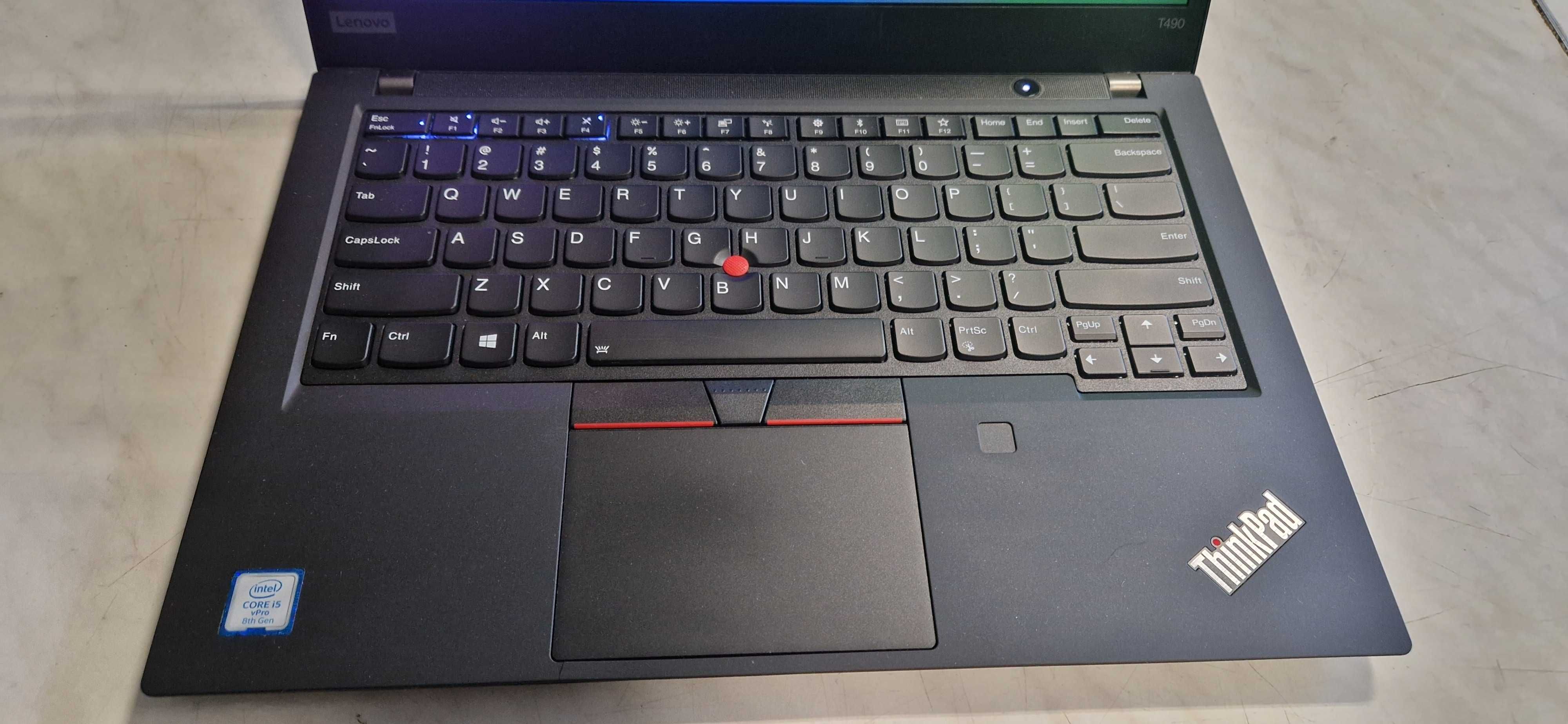 Notebook  ThinkPad T490 i5 16GB SSD 256GB W11P FV Gwarancja