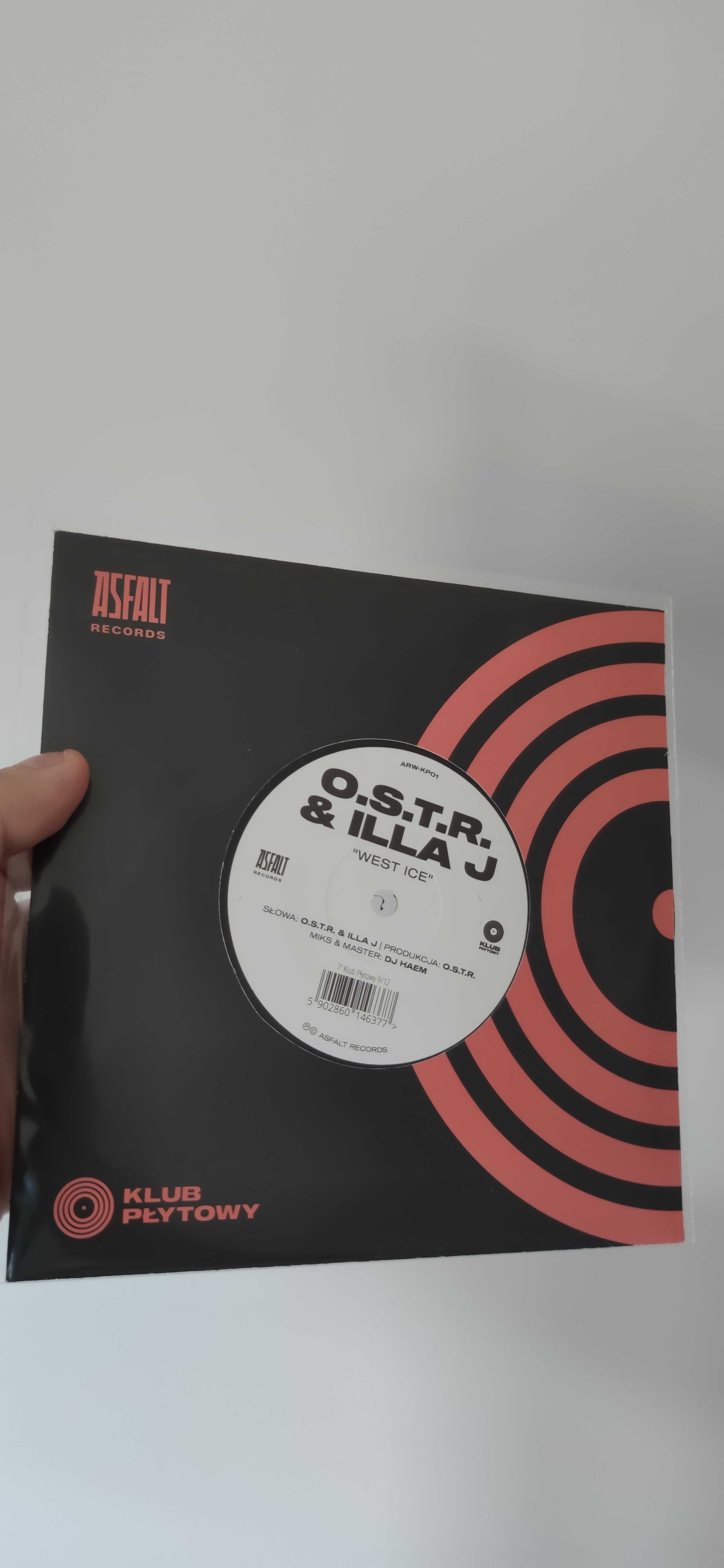 O.S.T.R. / Illa J - West Ice / Czas I Pieniądz 2 7" vinyl FOLIA unikat