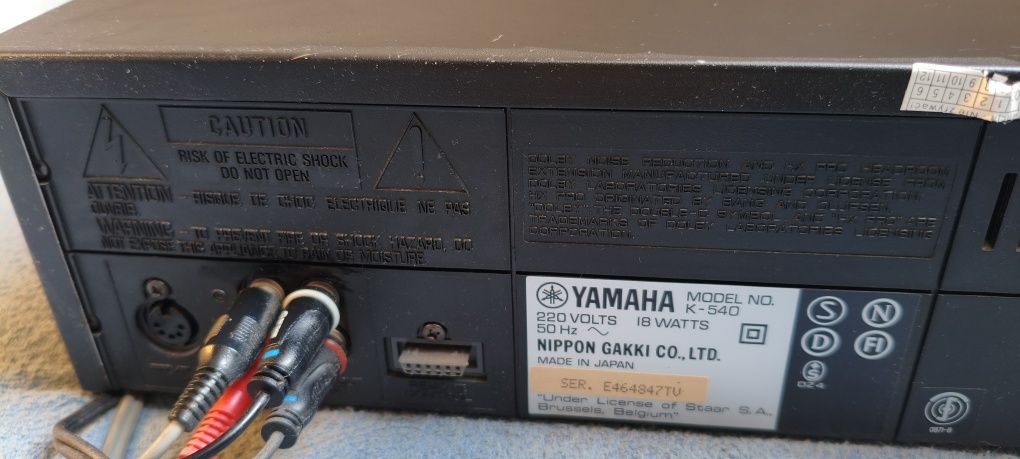 Deck kasetowy YAMAHA K-540