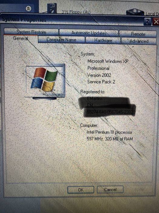 Portátil Vintage Toshiba P7200 (a funcionar)