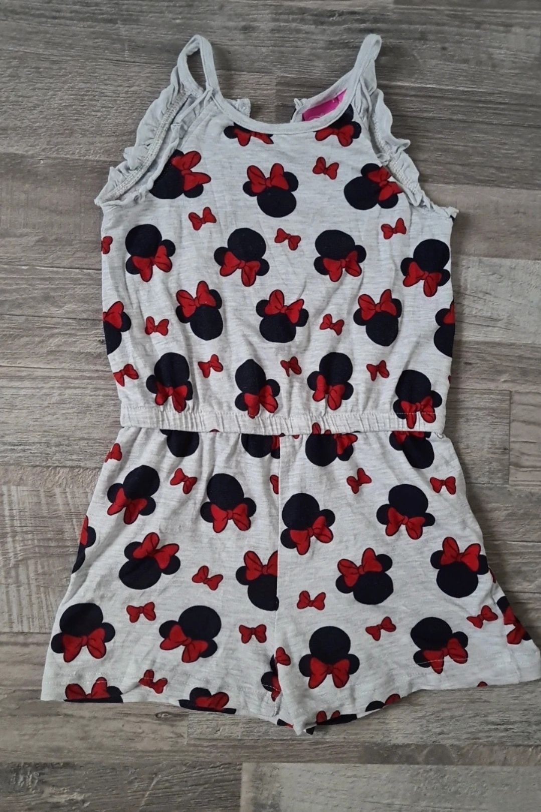 Kombinezon letni na ramiączkach bez rękawów Minnie Mini rozm 110