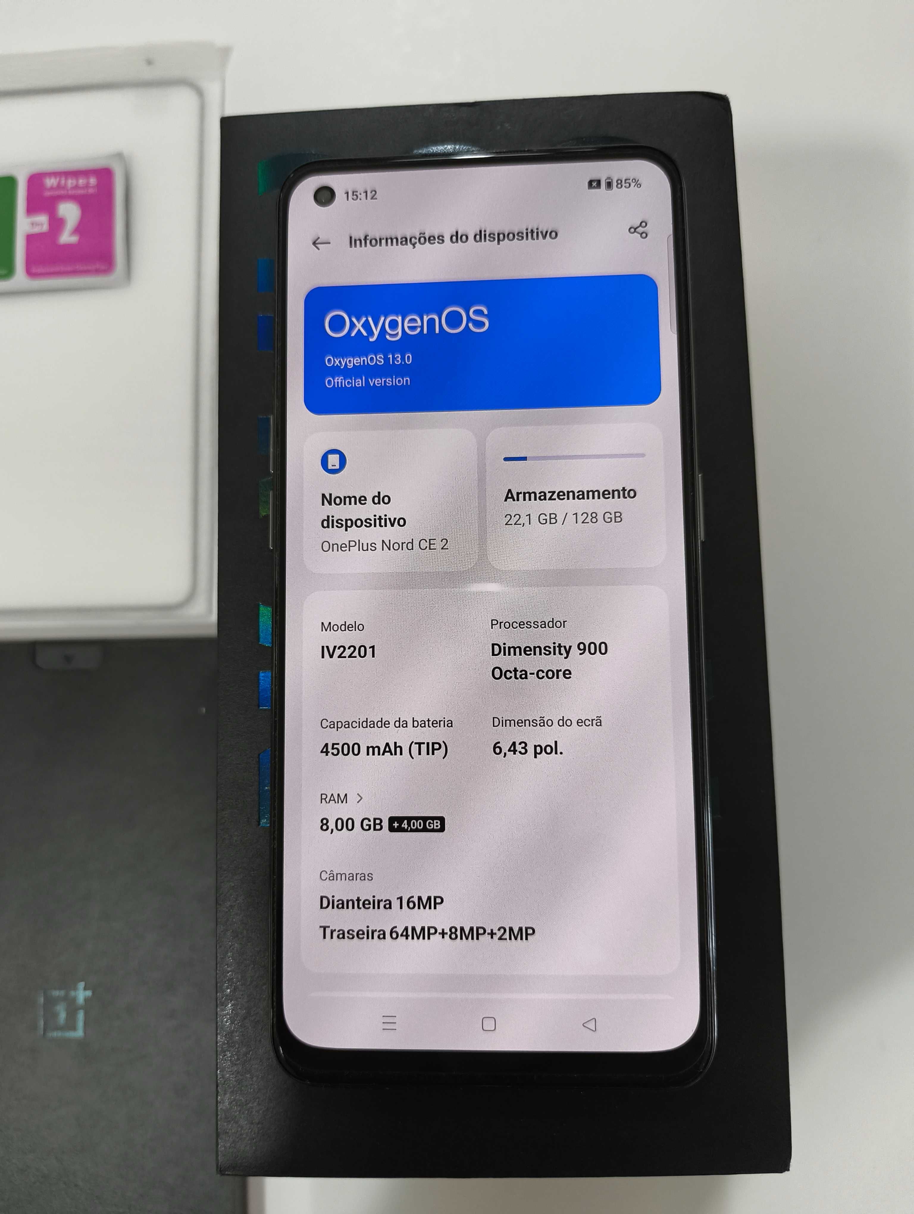 Oneplus Nord CE 2 5G, 8GB RAM, 128GB ROM, Android 13, óptimo estado