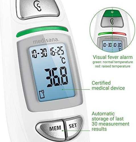Medisana TM 750 cyfrowy termometr 6w1