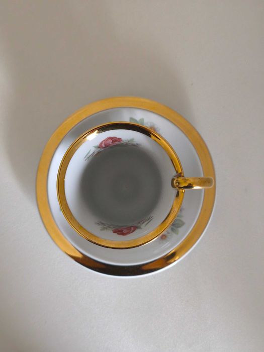 Chávena de chá em porcelana