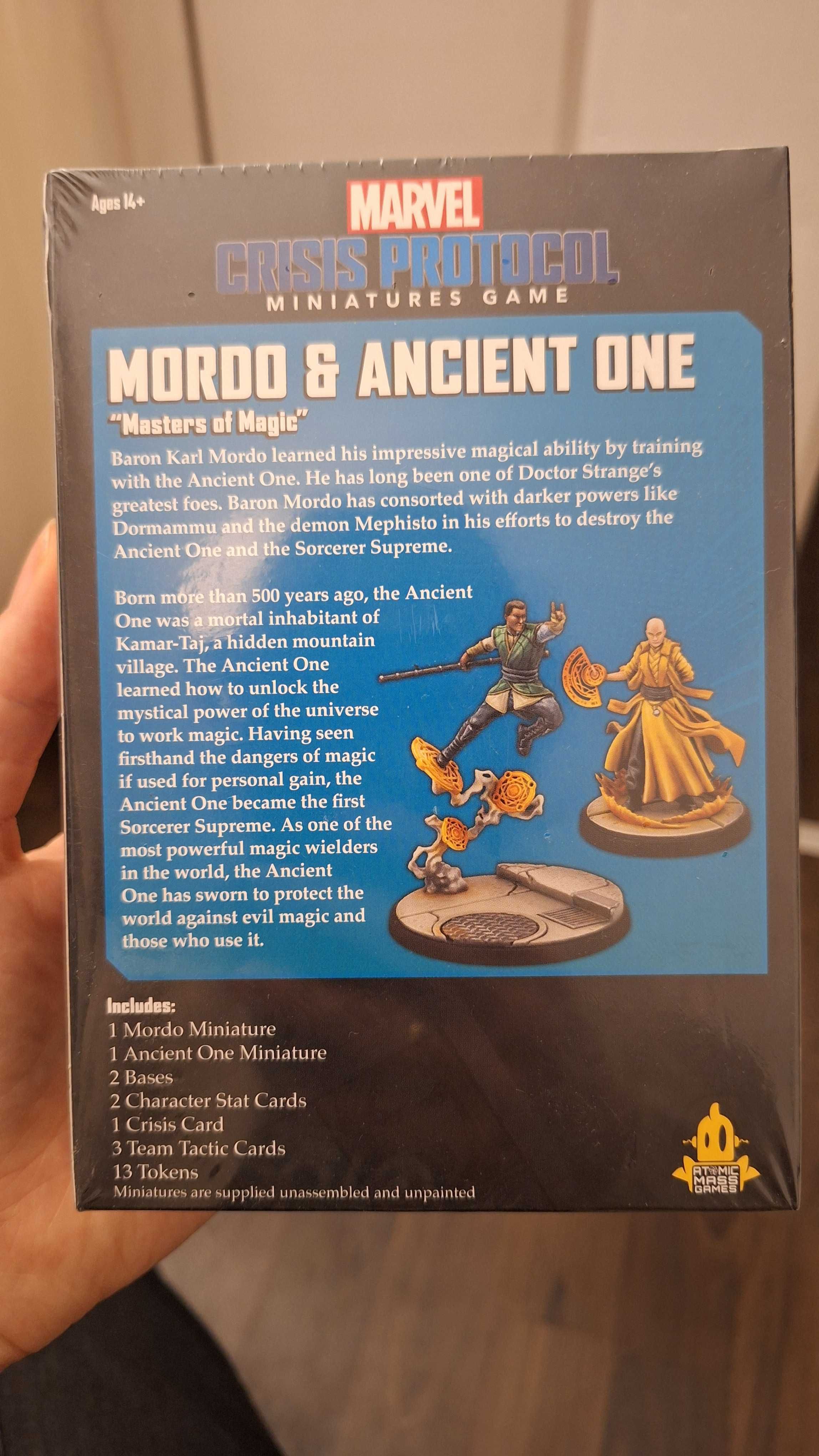 Marvel Crisis protocol Mordo & Ancient zafoliowane