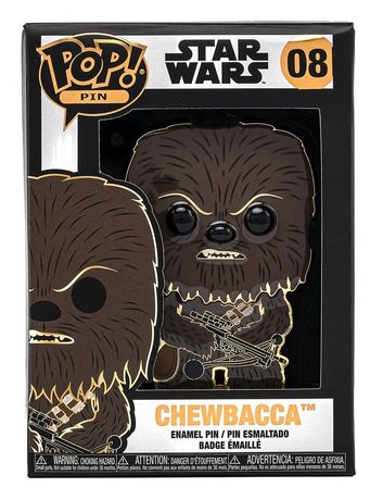 Funko Pop! Star Wars - Chewbacca Large Enamel Pin 10 cm