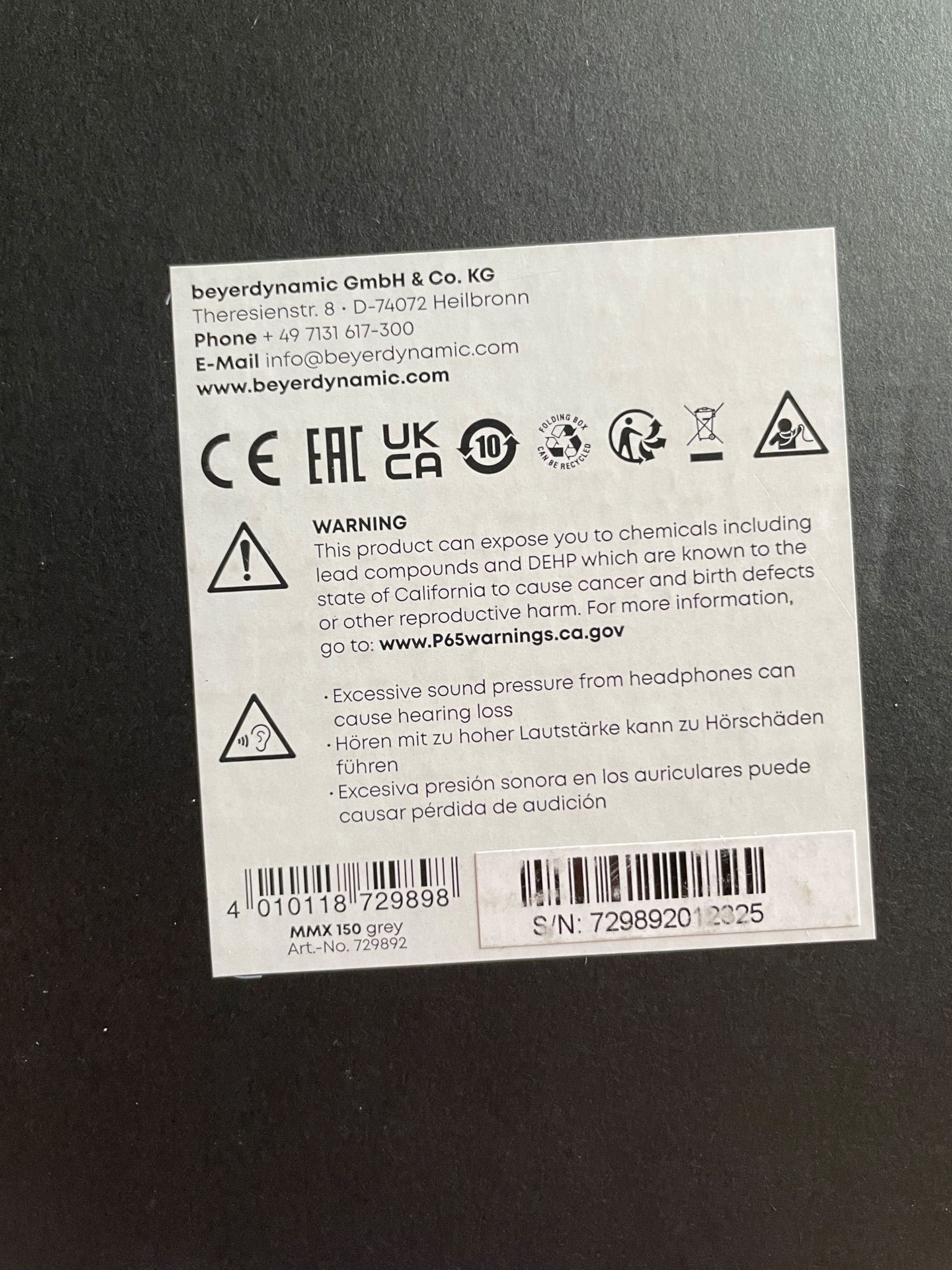 Słuchawki BEYERDYNAMIC MMX 150 Nauszne Szare (+micro)