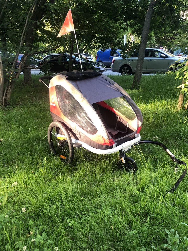 Przyczepka rowerowa Hamax 2-osobowa