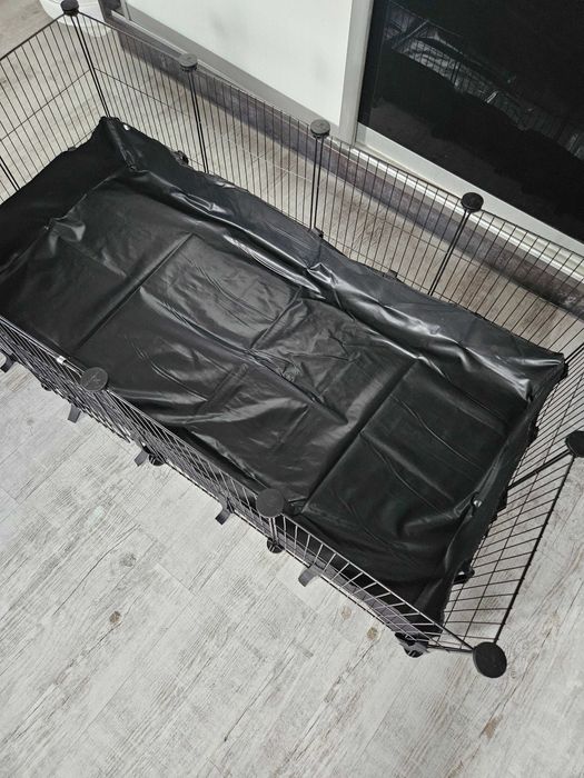 Klatka dla gryzoni chomików królików świnek z drzwiami i podłogą NOWA