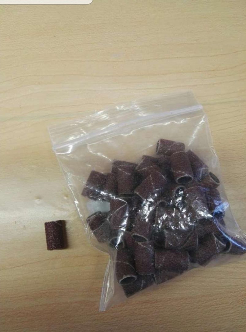 50 rolos de lixa, grão 120 para broca unhas de gel