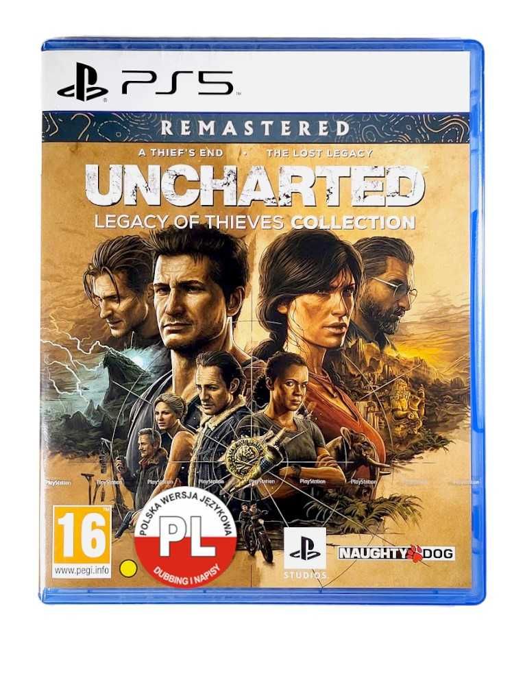 Uncharted: Kolekcja Dziedzictwo Złodziei / PS5 / Perfect Blue / Służew