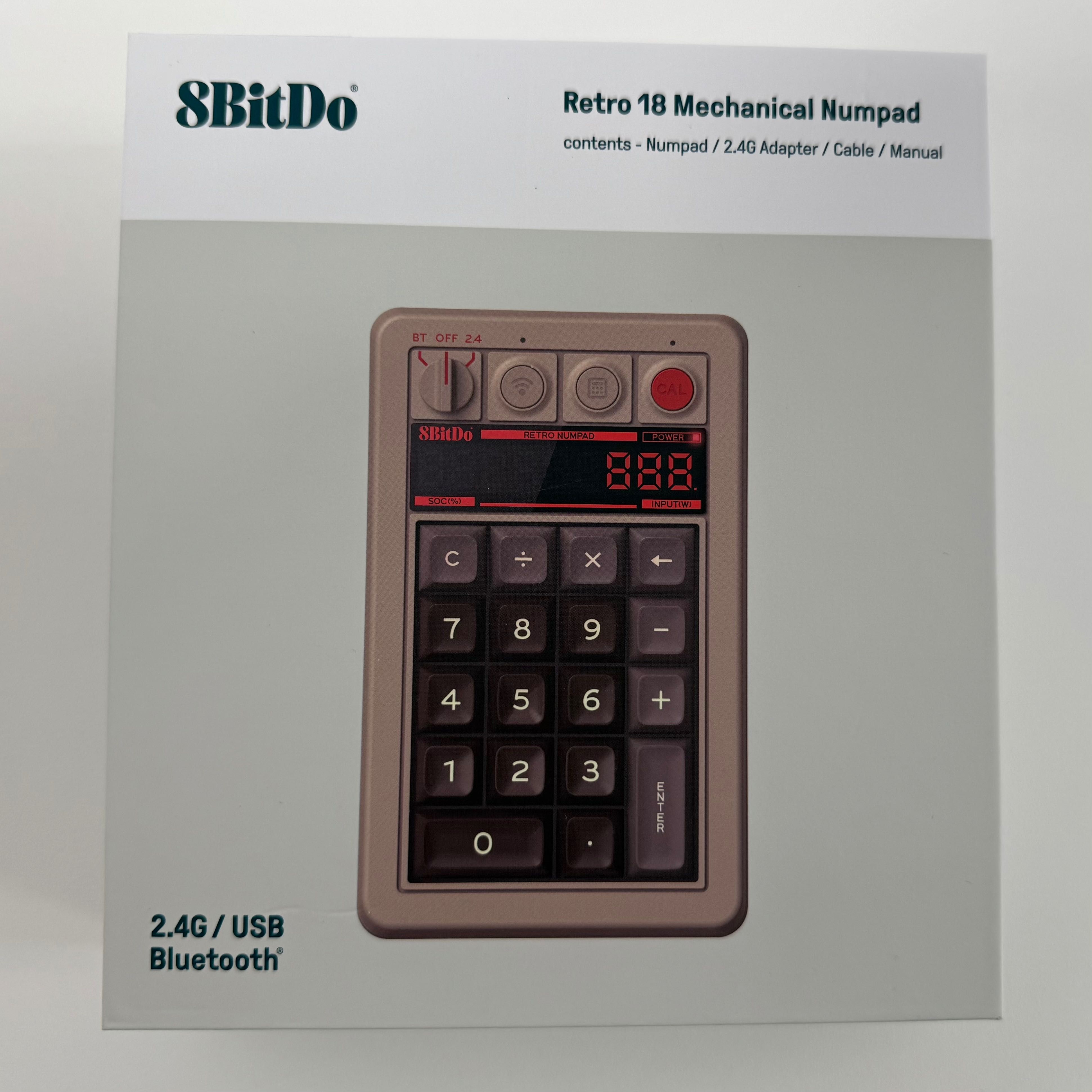 8BitDo Klawiatura numeryczna Retro 18 (C64 Edition)