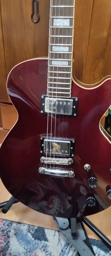 GUITARRA D'Angelico Premier SS Semi-Hollow  no hole   LP