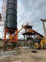 Betonownia Energy Tape-54 m3 do płyt chodnikowych, betoniarka, silos