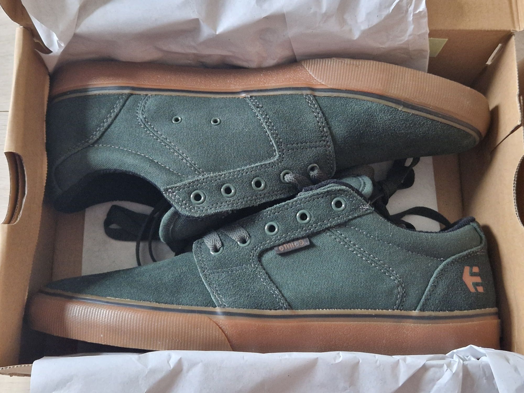 Nowe buty Etnies Barge LS green/gum roz. 45 29cm