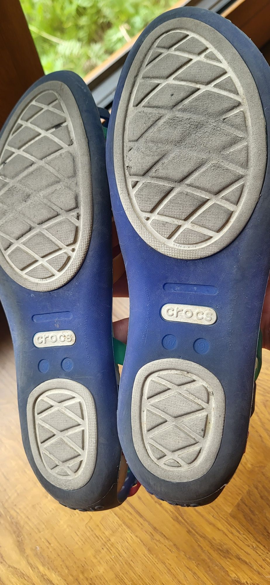 Gumowe sandały crocs huarache w9 39 40