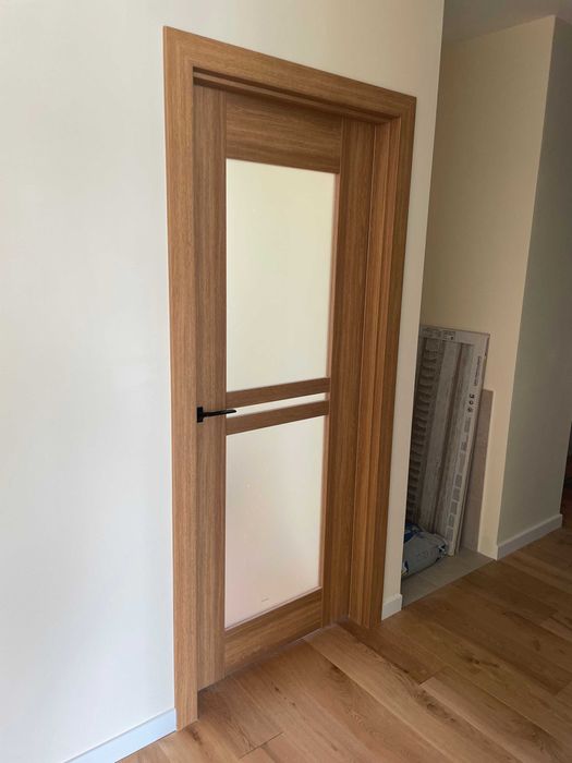 Drzwi wewnętrzne,3 sztuki,Polskone Sempre W05,dąb polski.Stan idealny