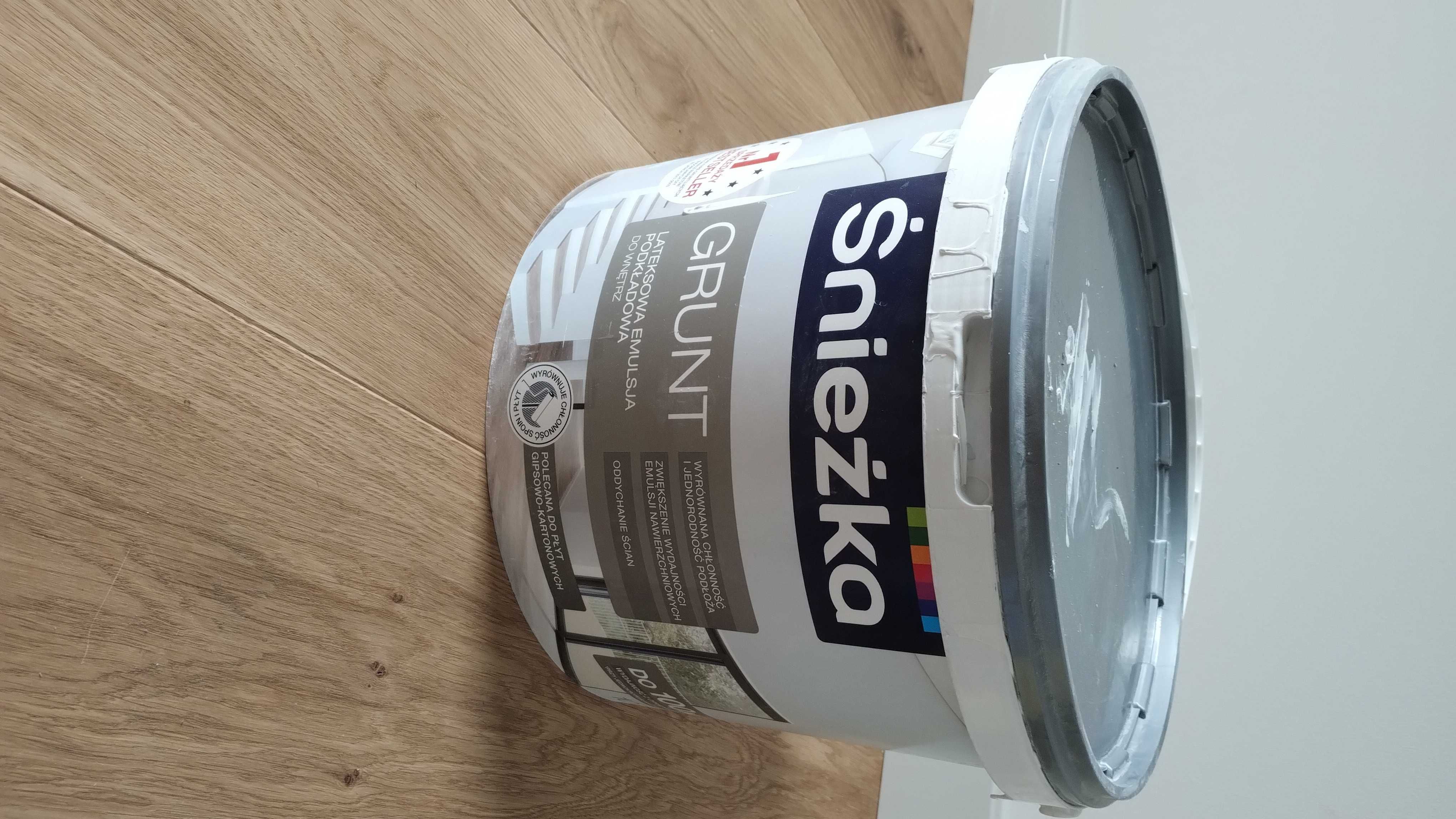 Farba gruntowa Śnieżka (ok. 4 l w pojemniku)