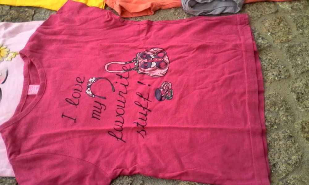 T- shirts , camisolas manga curta, comprida, casacos