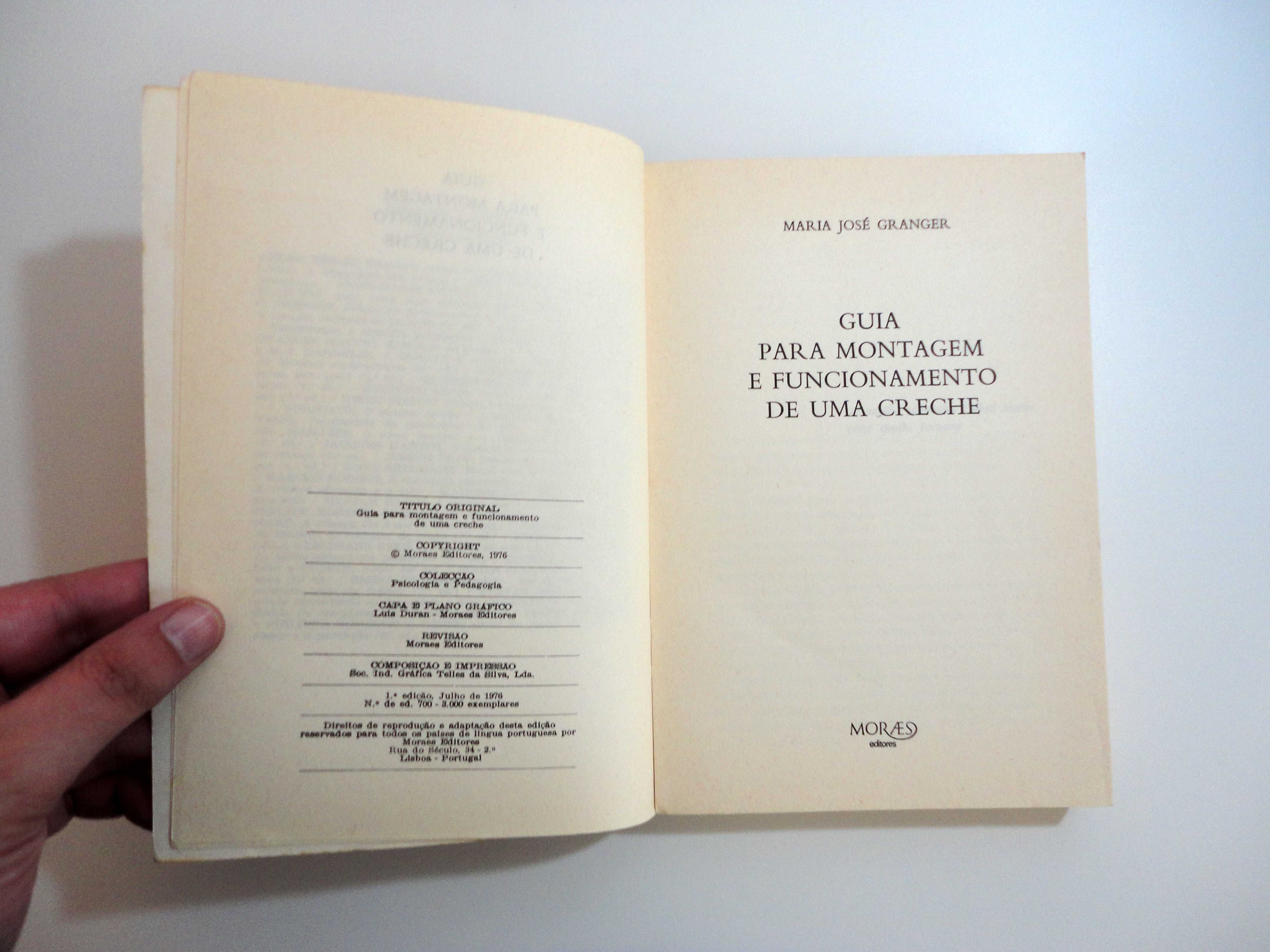 "Guia para Montagem e Funcionamento de uma Creche" (Maria J. Granger)