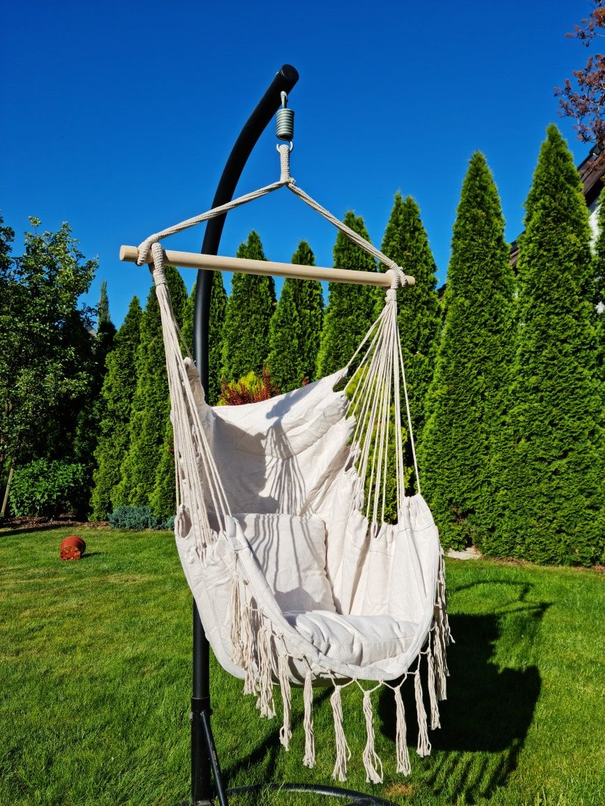 NOWY STYLOWY Fotel Wiszący | Krzesło Brazylijskie | BOHO WYSYŁKA 24H!