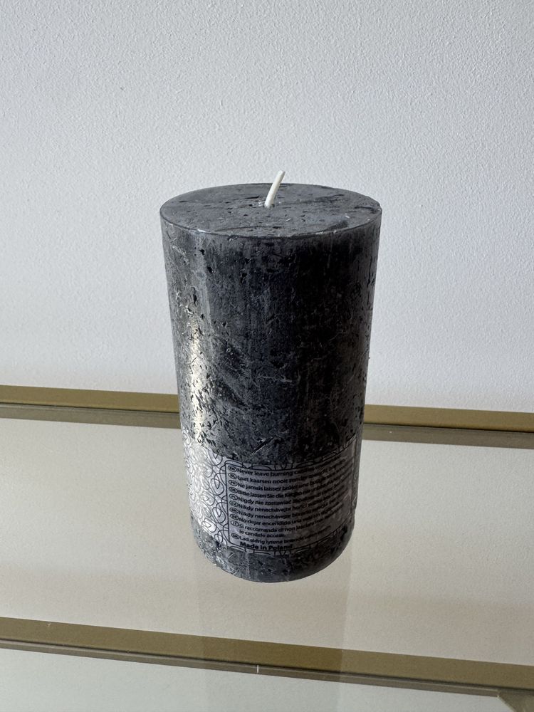 świeca czarna świeczka zapachowa aromaterapia