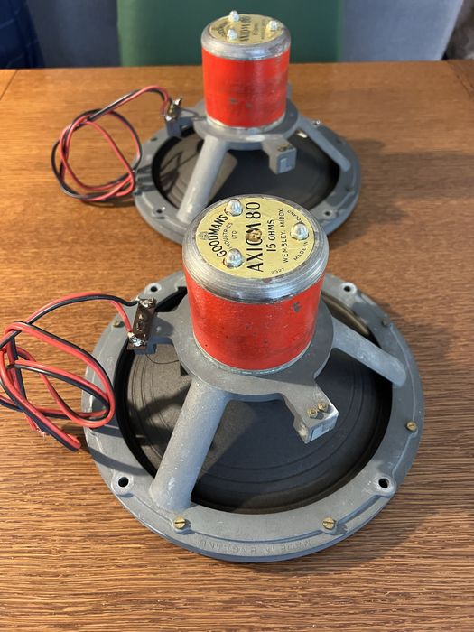 Goodmans Axiom 80, obudowa Corner Canterbury 12", Tannoy HPD, Gold