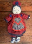 Lalka etniczna vintage Chiny porcelana