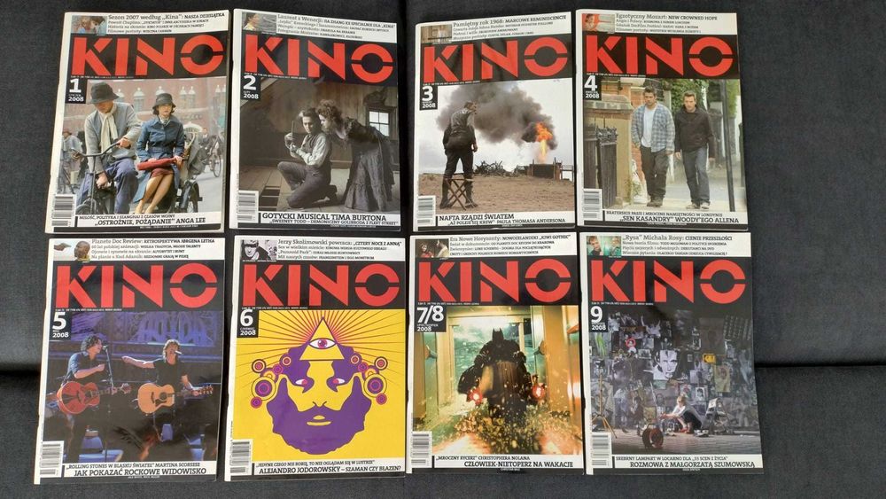 Gazeta magazyn Kino, numery 1-9/2008