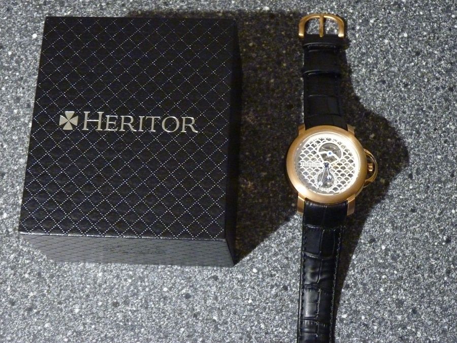 HERITOR HR4005 Okazja Zegarek Męski Automatyczny