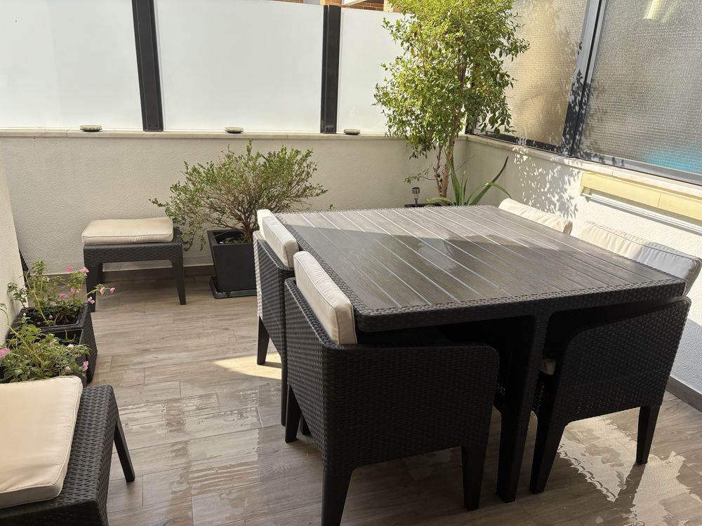 Conjunto de jardim ratan