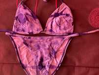 Bikini Azul e Branco
