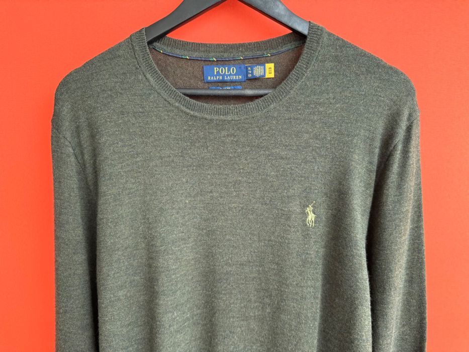 Polo Ralph Lauren чоловічий шерстяний світер светр джемпер розмір XL