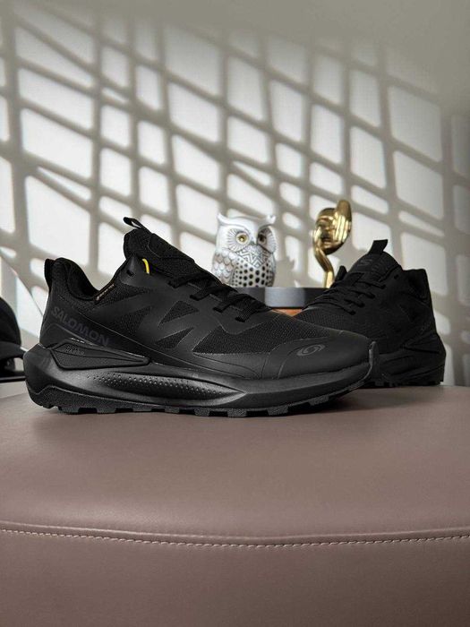 Термо кросівки Salomon Elixir Activ (41-45) чорні водостійкі Соломон