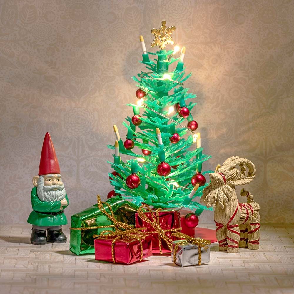 Dekoracje domku dla lalek święta zestaw, choinka, Święta, Lundby,